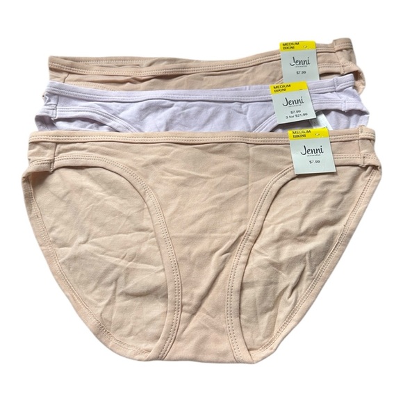Jenni Other - Jenni 3 Count Bikini Brief Panties Size Medium